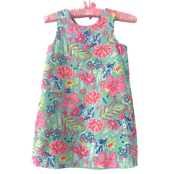 Tommy Bahama Girls Printed Cotton Shift Dress sz 7 - Picture 7 of 7